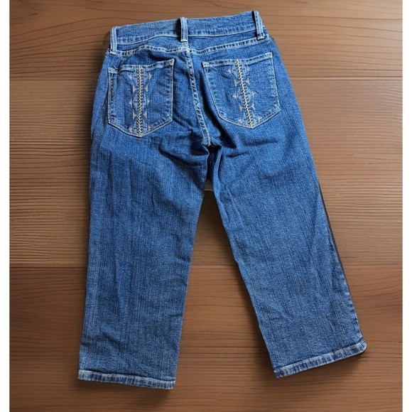 NYDJ Denim - Vintage NYDJ Not Your Daughter's Jeans Capris Stretch Embroidered Aztec 0P USA
